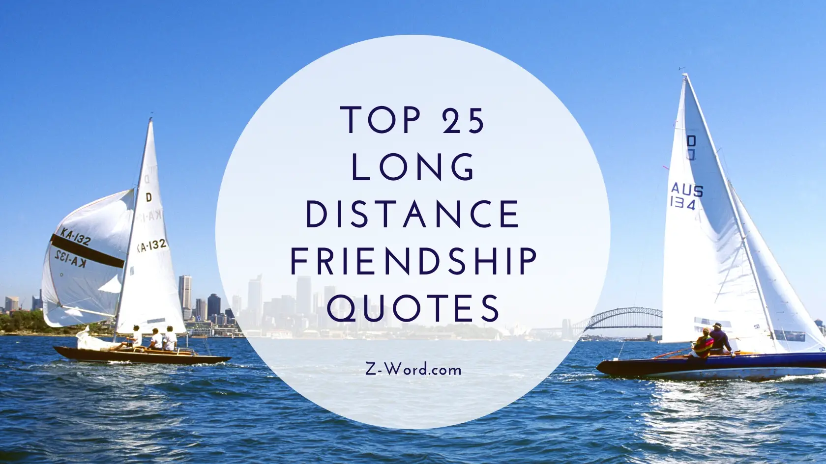 Top 25 Long Distance Friendship Quotes | Z Word